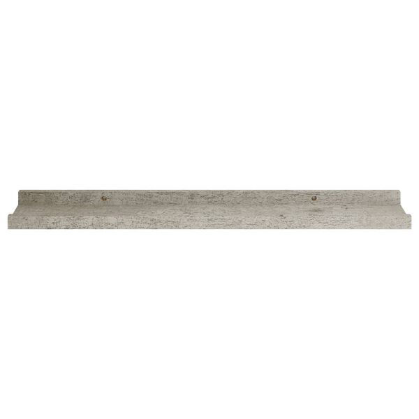 vidaXL 2 db betonszürke fali polc 60 x 9 x 3 cm