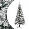 vidaXL Műkar&aacute;csonyfa g&ouml;mbbel 120 cm 150 LED Meleg feh&eacute;r PVC &eacute;s f&eacute;m