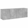 vidaXL 2 db betonsz&uuml;rke falra szerelhető TV-szekr&eacute;ny 60 x 30 x 41 cm
