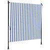 vidaXL k&eacute;k &eacute;s feh&eacute;r sz&ouml;vet &eacute;s ac&eacute;l k&uuml;lt&eacute;ri rol&oacute; 150 x 270 cm