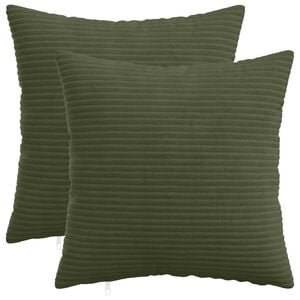 vidaXL P&aacute;rna huzat 2 pcs HEERLEN Z&ouml;ld 30 x 30 cm cord