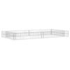 vidaXL horganyzott ac&eacute;l gabion magas&aacute;gy&aacute;s 200 x 100 x 20 cm