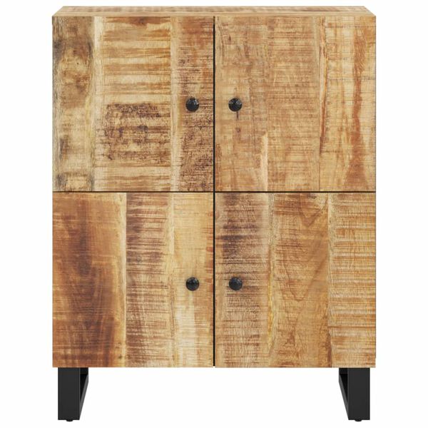 vidaXL t&ouml;m&ouml;r mang&oacute;fa t&aacute;lal&oacute;szekr&eacute;ny 4 ajt&oacute;val 60 x 33 x 75 cm