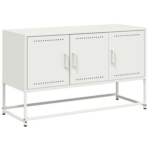 vidaXL feh&eacute;r ac&eacute;l TV-szekr&eacute;ny 100,5x39x60,5 cm