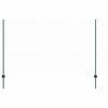 vidaXL Hatsz&ouml;gletű ker&iacute;t&eacute;s oszlopokkal 100 x 1,4 m PVC-bevonatos ac&eacute;l
