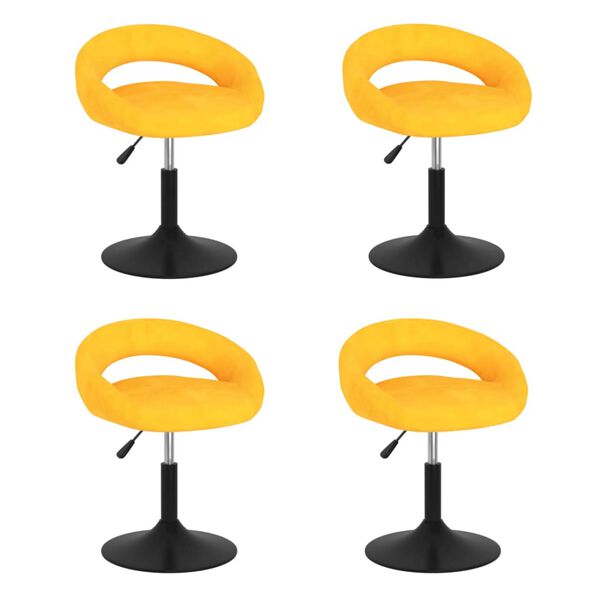 vidaXL 4 db must&aacute;rs&aacute;rga b&aacute;rsony forg&oacute; &eacute;tkezősz&eacute;k