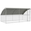 vidaXL Csirkeketrec 2 db Ez&uuml;st 400 x 200 x 200 cm Horganyzott Ac&eacute;l