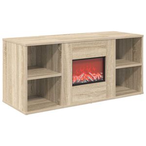 vidaXL Elektromos kandall&oacute; Sonoma 100 x 37 x 45,5 cm Szerelt fa