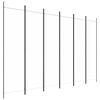 vidaXL 6 paneles feh&eacute;r sz&ouml;vet t&eacute;relv&aacute;laszt&oacute; 300x200 cm