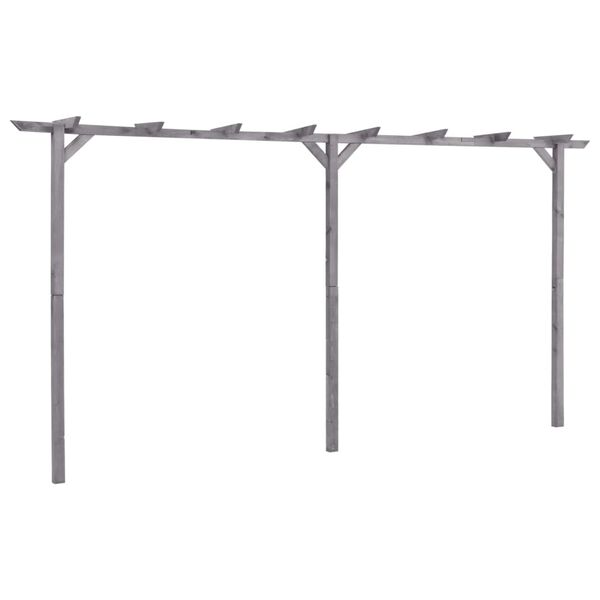vidaXL sz&uuml;rke impregn&aacute;lt fenyőfa kerti pergola 400 x 40 x 205 cm