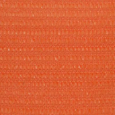 vidaXL narancssárga HDPE napvitorla 160 g/m² 3,5 x 3,5 x 4,9 m