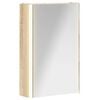 vidaXL F&uuml;rdőszobai t&uuml;k&ouml;rszekr&eacute;ny Sonoma t&ouml;lgy 33 x 11,5 x 50 cm