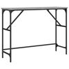 vidaXL sz&uuml;rke sonoma sz&iacute;nű szerelt fa t&aacute;lal&oacute;asztal 100x32x75 cm
