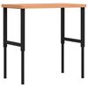 vidaXL t&ouml;m&ouml;r b&uuml;kkfa n&eacute;gysz&ouml;g alak&uacute; munkapad 100 x 60 x (73-99,5) cm