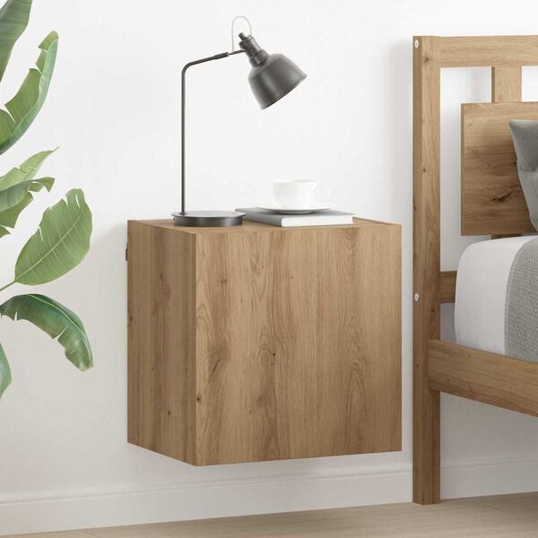 vidaXL TV Fali Szekr&eacute;ny Artisan t&ouml;lgy 40,5x30x40cm Faanyag