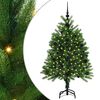 vidaXL Kar&aacute;csonyfa 150 LED-del &aacute;llv&aacute;nnyal Z&ouml;ld 120 cm PE