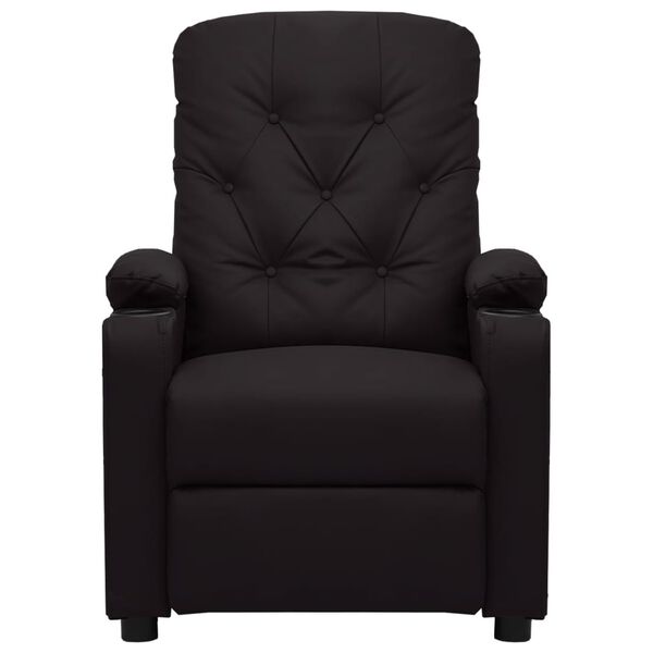 vidaXL fekete műbőr d&ouml;nthető fotel