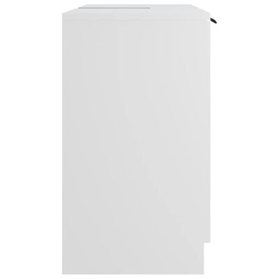 vidaXL fehér szerelt fa fürdőszobaszekrény 64,5 x 33,5 x 59 cm