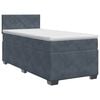 vidaXL Boxspring &aacute;gy matraccal S&ouml;t&eacute;tsz&uuml;rke 80 x 200 cm B&aacute;rsony