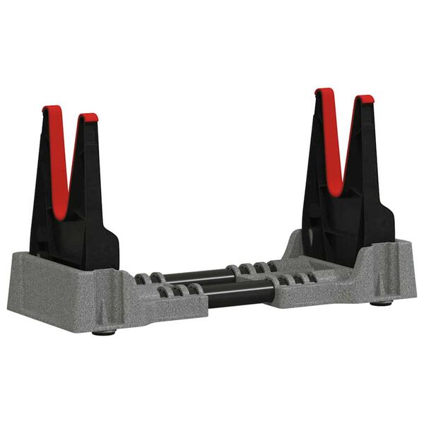 vidaXL Lőállvány Szürke 46 x 14 x 19.5 cm Műanyag