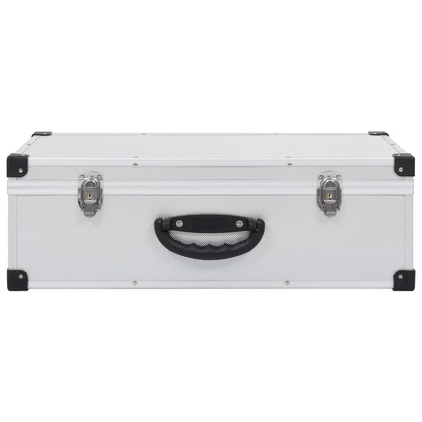 vidaXL 80 db-os ez&uuml;stsz&iacute;nű alum&iacute;nium &eacute;s ABS CD-tart&oacute;