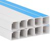 vidaXL &ouml;ntapad&oacute;s PVC k&aacute;belcsatorna 30 x 15 mm 10 m