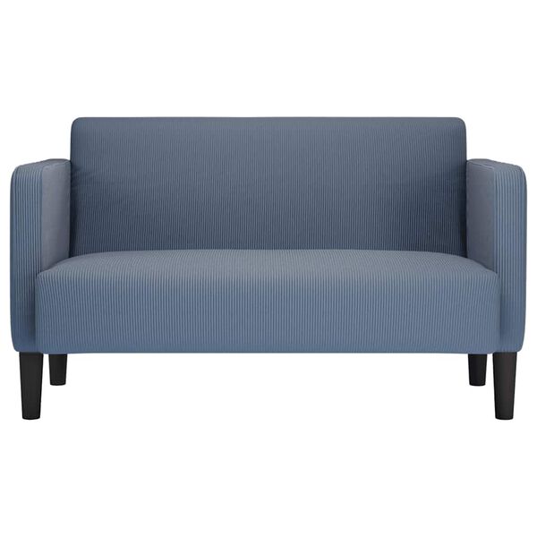vidaXL k&eacute;k kordb&aacute;rsony sz&ouml;vet loveseat kanap&eacute; 109 cm