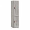 vidaXL sz&uuml;rke sonoma szerelt fa magasszekr&eacute;ny 34,5 x 34 x 180 cm