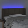 vidaXL t&oacute;psz&iacute;nű sz&ouml;vet LED-es fejt&aacute;mla 83 x 16 x 78/88 cm