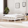 vidaXL feh&eacute;r t&ouml;m&ouml;r fa &aacute;gykeret 150 x 200 cm (King Size)