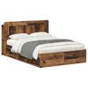 vidaXL &Aacute;gykeret t&aacute;rol&oacute;val fejt&aacute;ml&aacute;val Antik Fa 135 x 190 cm Szerelt Fa