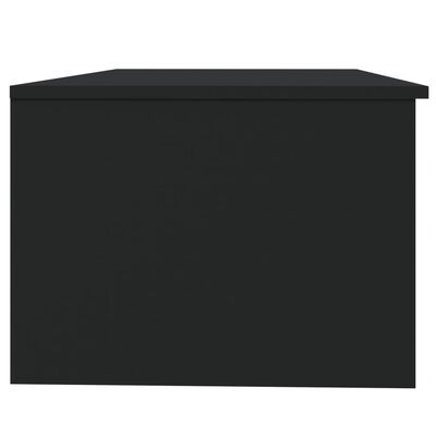 vidaXL fekete szerelt fa dohányzóasztal 102 x 50 x 36 cm