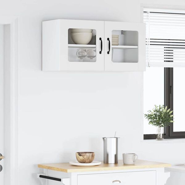 vidaXL Konyhaszekr&eacute;ny Feh&eacute;r 80 x 31 x 40 cm Faanyag