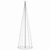 vidaXL k&uacute;p alak&uacute; kar&aacute;csonyfa 330 sz&iacute;nes LED-del 100 x 300 cm