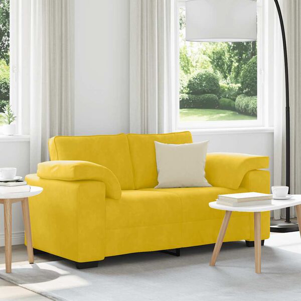 vidaXL s&aacute;rga b&aacute;rsony loveseat kanap&eacute; 160x77x82 cm