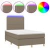 vidaXL t&oacute;psz&iacute;nű sz&ouml;vet rug&oacute;s &eacute;s LED-es &aacute;gy matraccal 120x190cm