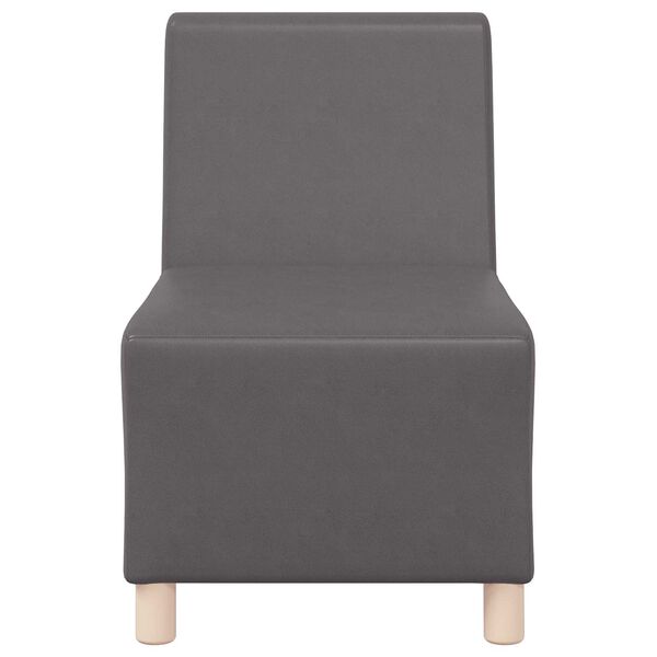 vidaXL | Karfa N&eacute;lk&uuml;li Modularis Kanap&eacute; Egys&eacute;g | Sz&uuml;rke 55 x 74 x 82 cm