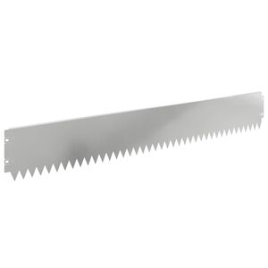 vidaXL Fűszeg&eacute;lyez&eacute;s 20 pcs 103 x 15 cm Ac&eacute;l Ez&uuml;st
