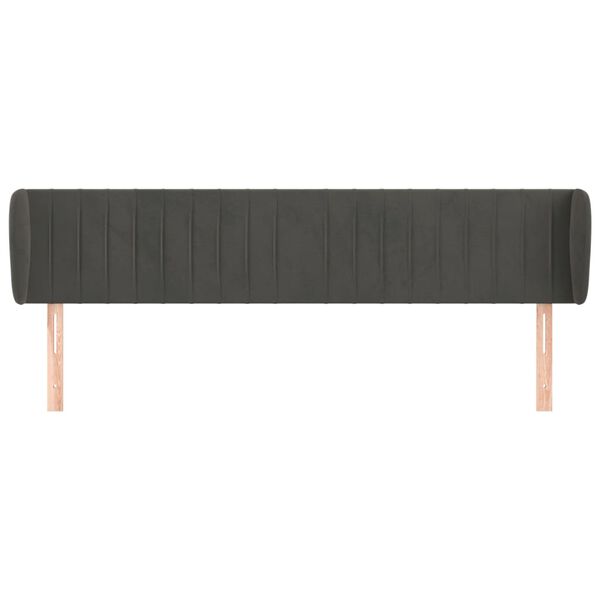 vidaXL s&ouml;t&eacute;tsz&uuml;rke b&aacute;rsony fejt&aacute;mla sz&aacute;rnyakkal 203x23x78/88 cm