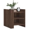 vidaXL barna t&ouml;lgy sz&iacute;nű szerelt fa &eacute;jjeliszekr&eacute;ny 45 x 50 x 50 cm