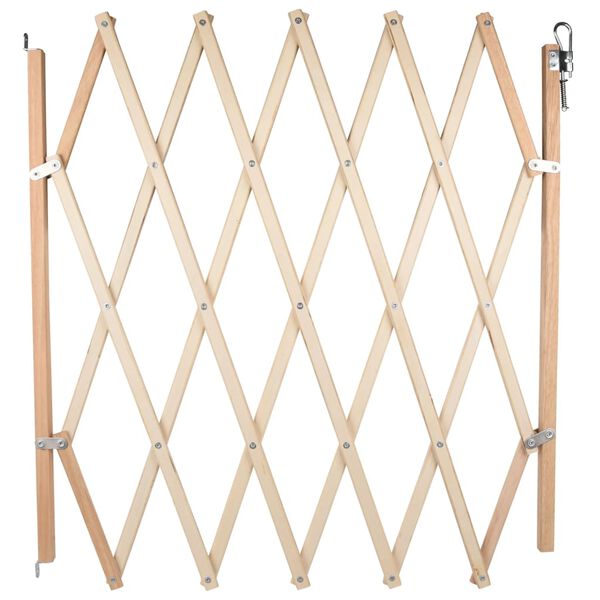 FLAMINGO Mont kihúzható fa kutyakorlát 107 x 83 cm