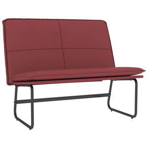 vidaXL bord&oacute; műbőr pad 100 x 75 x 76 cm