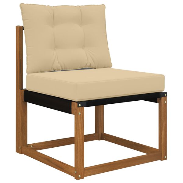 vidaXL K&uuml;lt&eacute;ri kanap&eacute; p&aacute;rna 2 pcs B&eacute;zs Poli&eacute;szter