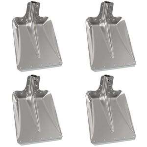 vidaXL Lap&aacute;t Fej 4 db Ez&uuml;st 43 x 32,5 cm Alum&iacute;nium
