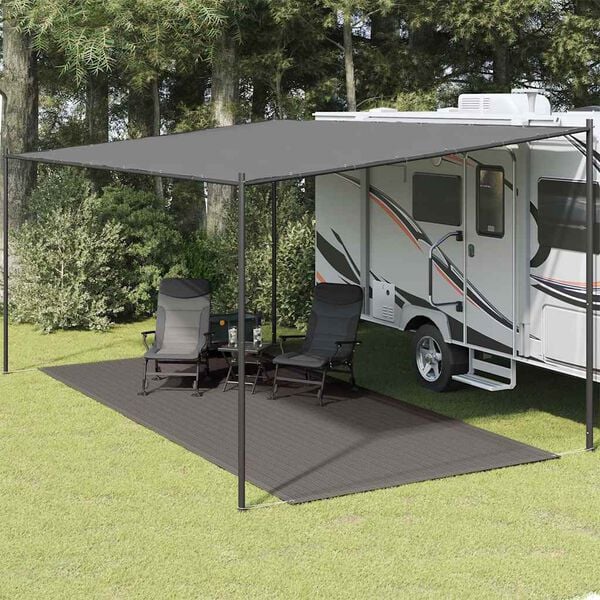 vidaXL antracitsz&uuml;rke s&aacute;torszőnyeg 250 x 500 cm