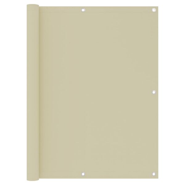 vidaXL krémszínű oxford-szövet erkélynapellenző 120 x 300 cm