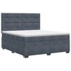 vidaXL Boxspring &aacute;gy matraccal S&ouml;t&eacute;tsz&uuml;rke 180 x 200 cm B&aacute;rsony
