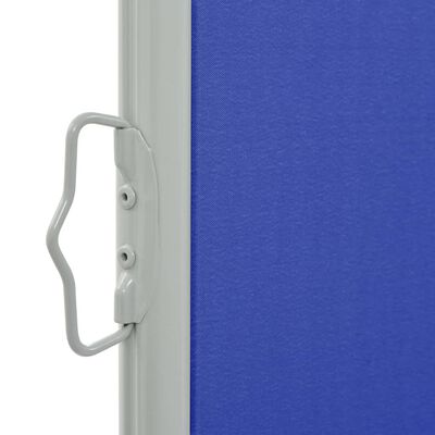 vidaXL kék behúzható oldalsó teraszi napellenző 100 x 300 cm