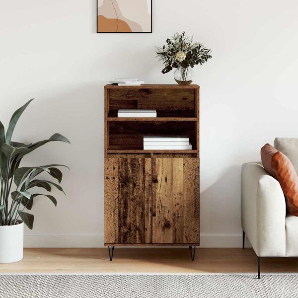 vidaXL Magasfi&uacute; Barna 60 x 36 x 110 cm Faanyag