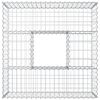 vidaXL Gabion emelt &aacute;gy Ez&uuml;st 100 x 100 x 40 cm Horganyzott ac&eacute;l